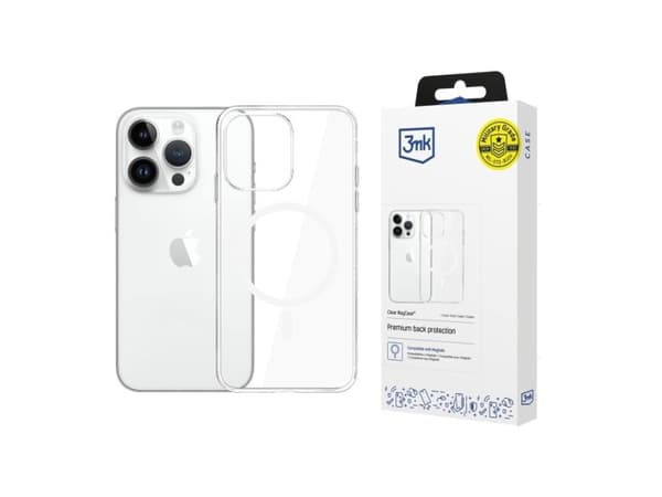 3MK Clear MagCase, Omslag, Apple, iPhone 14 Pro Max, 17 cm (6.7"), Transparent