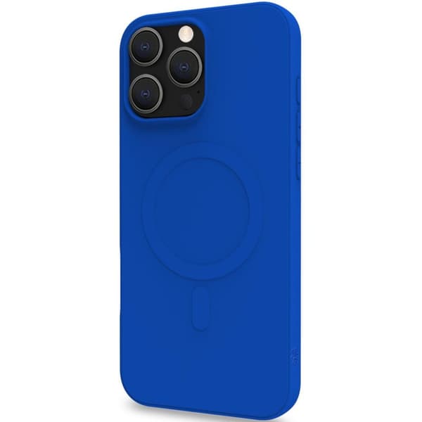 Celly Cromomag Magnetic Soft rubber case MagSafe iPhone 16 Pro Max Blå
