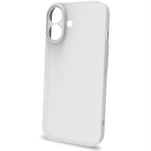 Celly SPACE Super Thin Cover iPhone 16 Vit