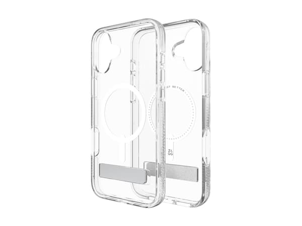 ZAGG Cases Crystal Palace Snap KS Apple iPhone 16 Plus Clear, Cover, Apple, iPhone 16+, 17 cm (6.7"), Transparent
