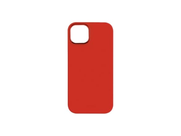 Fixed MagFlow - Baksidesskydd för mobiltelefon - MagSafe-kompatibilitet - flytande silikon - röd - för Apple iPhone 16 Plus