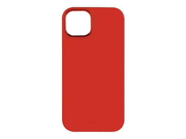 Fixed MagFlow - Baksidesskydd för mobiltelefon - MagSafe-kompatibilitet - flytande silikon - röd - för Apple iPhone 16 Plus