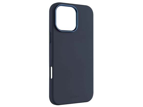 Fixed MagFlow - Baksidedeksel for mobiltelefon - MagSafe-samsvar - væskesilikon - blå - for Apple iPhone 16 Pro Max