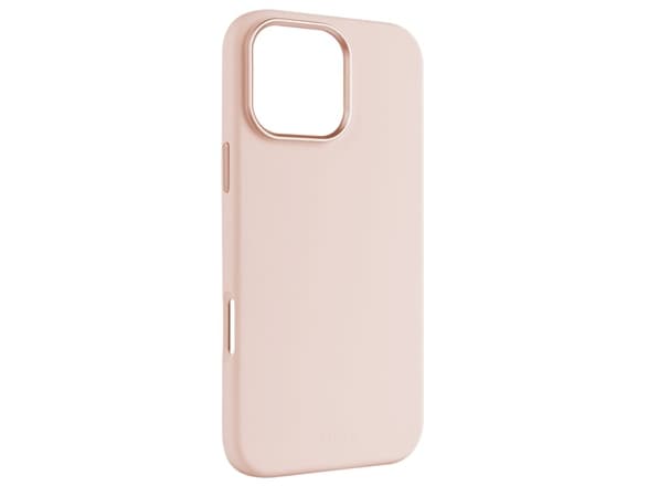 Fixed MagFlow - Baksidesskydd för mobiltelefon - MagSafe-kompatibilitet - flytande silikon - rosa - för Apple iPhone 16 Pro Max