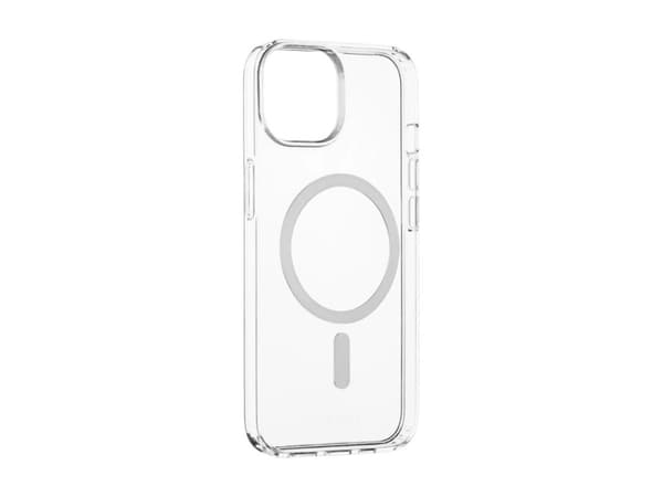 Fixed MagPure - Baksidesskydd för mobiltelefon - MagSafe-kompatibilitet - termoplastisk polyuretan (TPU), polykarbonat - klar - för Apple iPhone 16 P