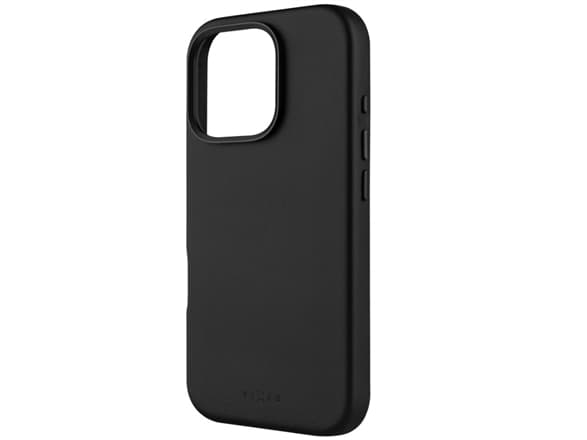 FIXED MagLeather - Baksidedeksel for mobiltelefon - MagSafe-samsvar - ekte skinn - svart - for Apple iPhone 16 Pro