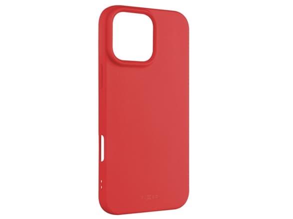 Fixed Story - Baksidedeksel for mobiltelefon - bløt gummi - rød - for Apple iPhone 16 Pro Max