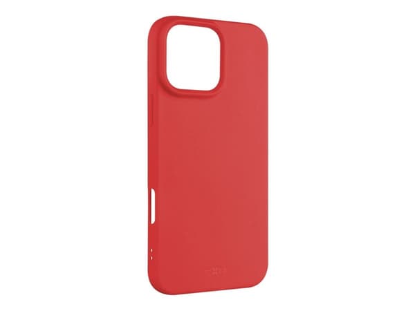 Fixed Story - Baksidedeksel for mobiltelefon - bløt gummi - rød - for Apple iPhone 16 Pro Max