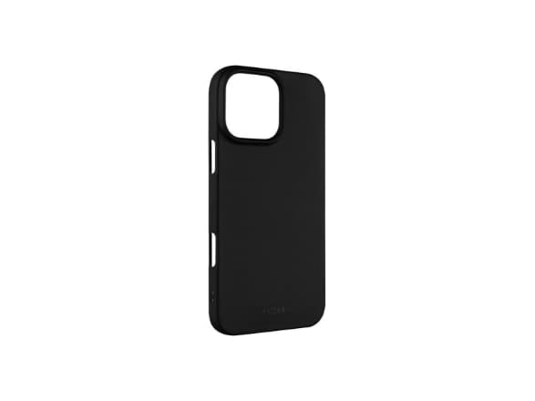 Fixed Story - Baksidedeksel for mobiltelefon - rubberized - bløt gummi - svart - for Apple iPhone 16 Pro Max