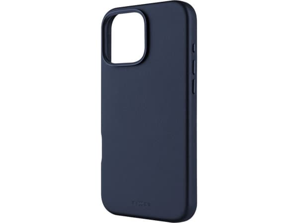 FIXED MagLeather - Baksidedeksel for mobiltelefon - MagSafe-samsvar - ekte skinn - blå - for Apple iPhone 16 Pro Max