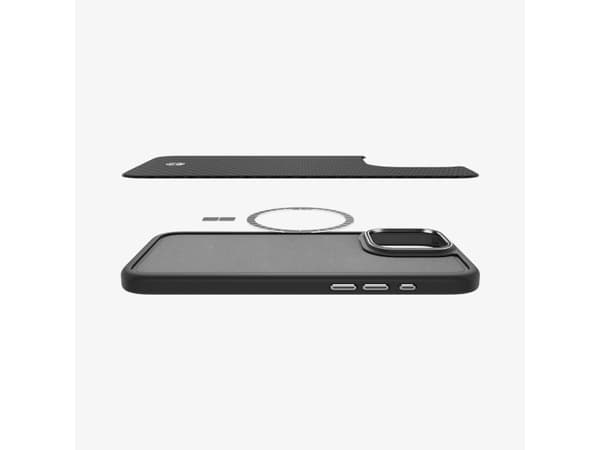 Spigen Enzo Aramid, Omslag, Apple, iPhone 16 Pro, 16 cm (6.3"), Svart
