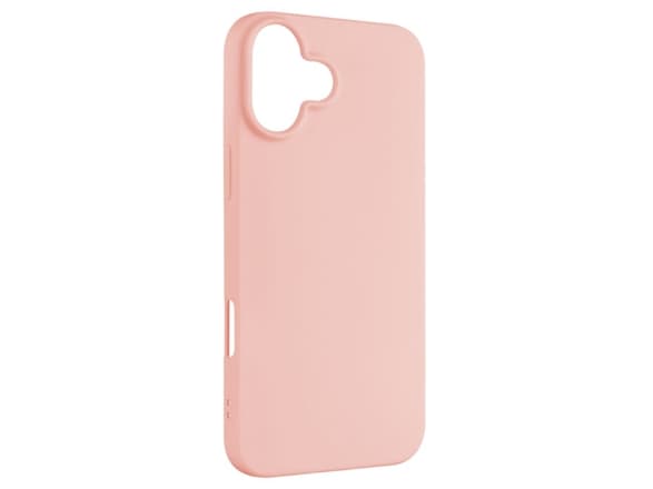 Fixed Story - Baksidedeksel for mobiltelefon - rubberized - bløt gummi - rosa - for Apple iPhone 16 Plus