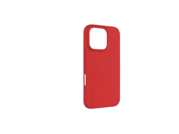 Fixed Story - Baksidesskydd för mobiltelefon - gummibelagd - mjukt gummi - röd - för Apple iPhone 16 Pro