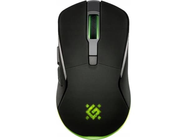 Defender Trådlös mus Defender DEMON GM-534 optisk 3200dpi svart RGB ACCUMULATOR 6 knappar Gaming