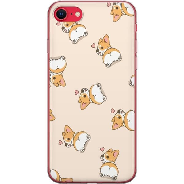 Apple iPhone 8 Gjennomsiktig deksel Søt Hund