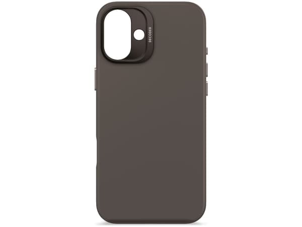 Decoded Silicone Case, Cover, Apple, iPhone 16 Plus, 17 cm (6.7"), Black