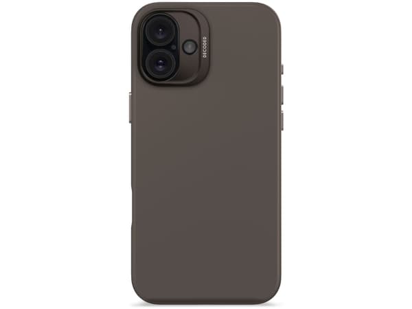 Decoded Silicone Case, Cover, Apple, iPhone 16 Plus, 17 cm (6.7"), Black