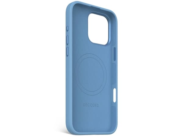 Decoded Silicone Case, Omslag, Apple, iPhone 16 Pro Max, 17,5 cm (6.9"), Blå