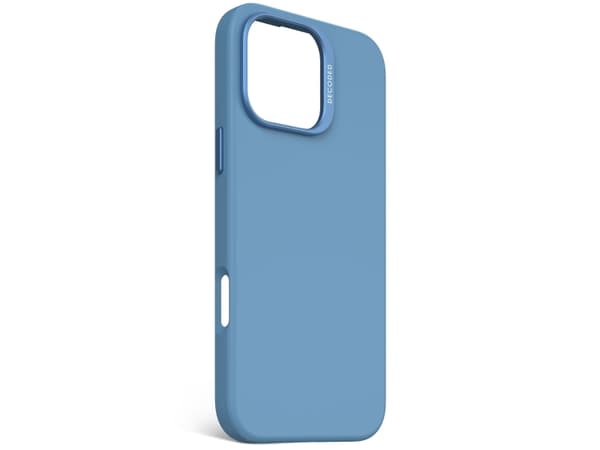 Decoded Silicone Case, Omslag, Apple, iPhone 16 Pro Max, 17,5 cm (6.9"), Blå