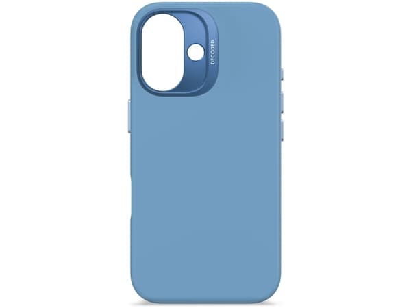 Dekoodattu silikonikotelo, kansi, Apple, iPhone 16, 15,5 cm (6,1"), sininen