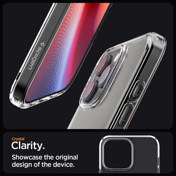 Spigen iPhone 16 Pro Case Ultra Hybrid Crystal Clear