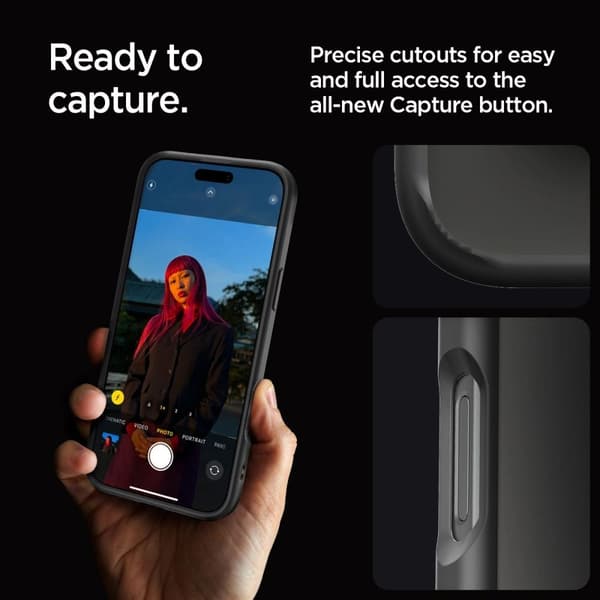 Spigen iPhone 16 Pro Case Ultra Hybrid Matte Black