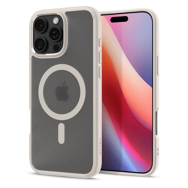Spigen Case Ultra Hybrid MagSafe iPhone 16 Pro Frosted Natural Titanium