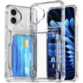Miniatyrbild 3 av 9: Skal Kortfack Kickstand iPhone 16 Plus Transparent