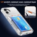 Miniatyrbild 6 av 9: Skal Kortfack Kickstand iPhone 16 Plus Transparent