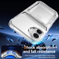 Miniatyrbild 8 av 9: Skal Kortfack Kickstand iPhone 16 Plus Transparent