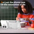Miniatyrbild 9 av 9: Skal Kortfack Kickstand iPhone 16 Plus Transparent