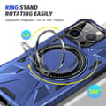 Miniatyrbild 3 av 8: Hybridskal iPhone 16 Pro MagSafe Ring Blå