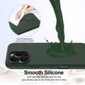 Miniatyrbild 5 av 7: MagSafe Silikonskal iPhone 16 Pro Mörkgrön