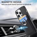Miniatyrbild 5 av 8: Skal iPhone 16 Pro Max Kortfack + Ring Kolfibertextur