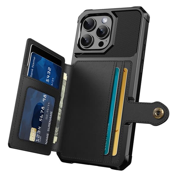 Multi-Slot Case iPhone 16 Pro Max Svart