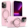 Miniatyrbild 1 av 6: Silikonskal Kickstand MagSafe iPhone 16 Pro Rosa