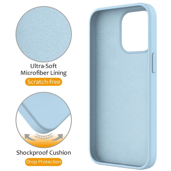 Silikonskal Kickstand MagSafe iPhone 16 Pro Max Blå