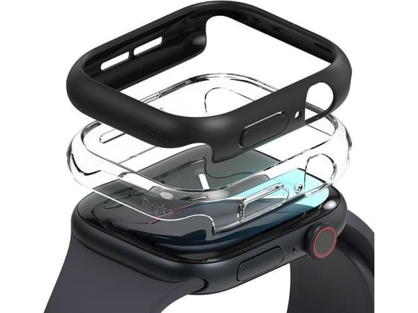 Ringke RINGKE SLIM 2-PACK APPLE WATCH 10 (46 MM) CLEAR & MATTE BLACK