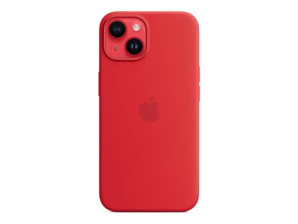 Apple - (PRODUCT) RED - baksidesskydd för mobiltelefon - MagSafe-kompatibilitet - silikon - röd - för iPhone 14