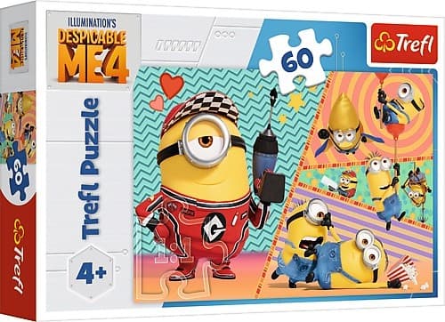 Trefl palapeli 60 elementtiä Jolly Minions Trefl