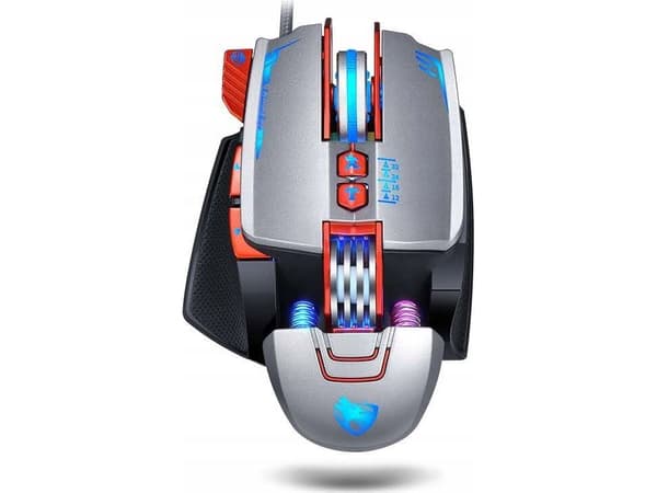 Extralink Gaming Mouse V9 | trådbunden gamingmus, optisk, 6400 dpi, 8 knappar, LED-bakgrundsbelysning