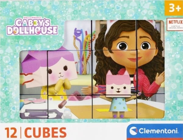 Clementoni CLE Cubi block 12 Gabby's kattstuga 41193