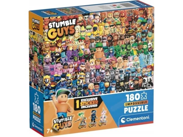 Clementoni PUZZLE 180EL CLM 29321 IMPOSSIB STUMBLE GUYS PUD