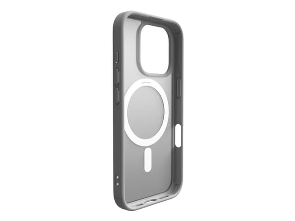 Puro Etui silikonowe Puro Gradient MagSafe do iPhone 16 Pro Max - srebrne