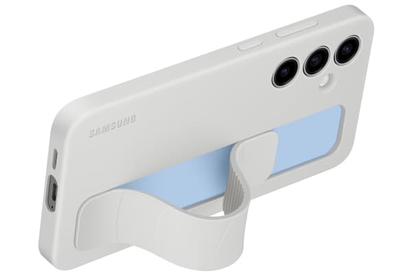 Samsung EF-GS721 - Baksidedeksel for mobiltelefon - silikon - grå - for Galaxy S24 FE