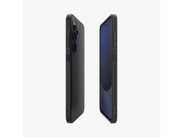 Spigen Liquid Air Galaxy S24 FE Case Matte Black, Cover, Samsung, Galaxy S24 FE, 17 cm (6.7"), Black