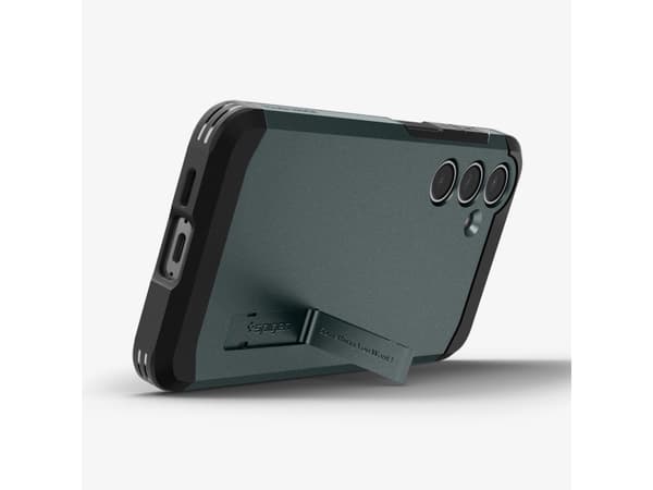 Spigen Tough Armor, Omslag, Samsung, Galaxy S24 FE, 17 cm (6.7"), Grön