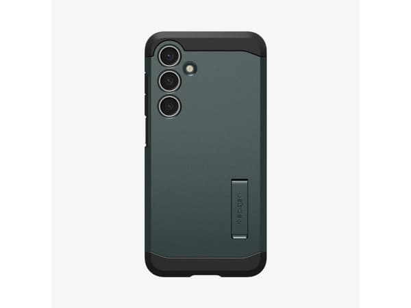 Spigen Tough Armor, Omslag, Samsung, Galaxy S24 FE, 17 cm (6.7"), Grön