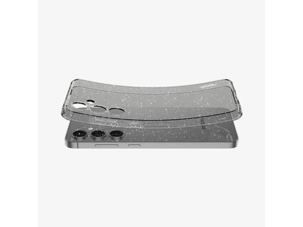Spigen Liquid Crystal Glitter, skal, Samsung, Galaxy S24 FE, 17 cm (6,7"), Silver, Transparent