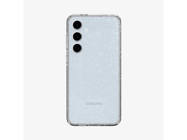 Spigen Liquid Crystal Glitter, skal, Samsung, Galaxy S24 FE, 17 cm (6,7"), Silver, Transparent